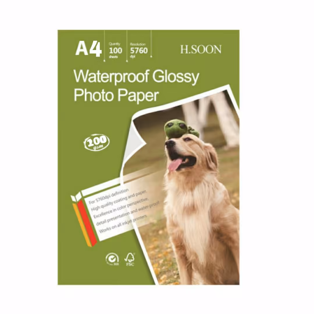 کاغذ چاپی فتو گلاسه عگس براق اچ.سون ( h.soon ) 115 گرمی