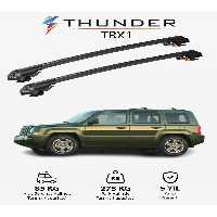 نوار محافظ خودرو مشکی JEEP PATROTOT 2007 2017 TRX1 CARRIER قفل جستجو SEAN CARRIT SUILING BAR سیاه Thunder