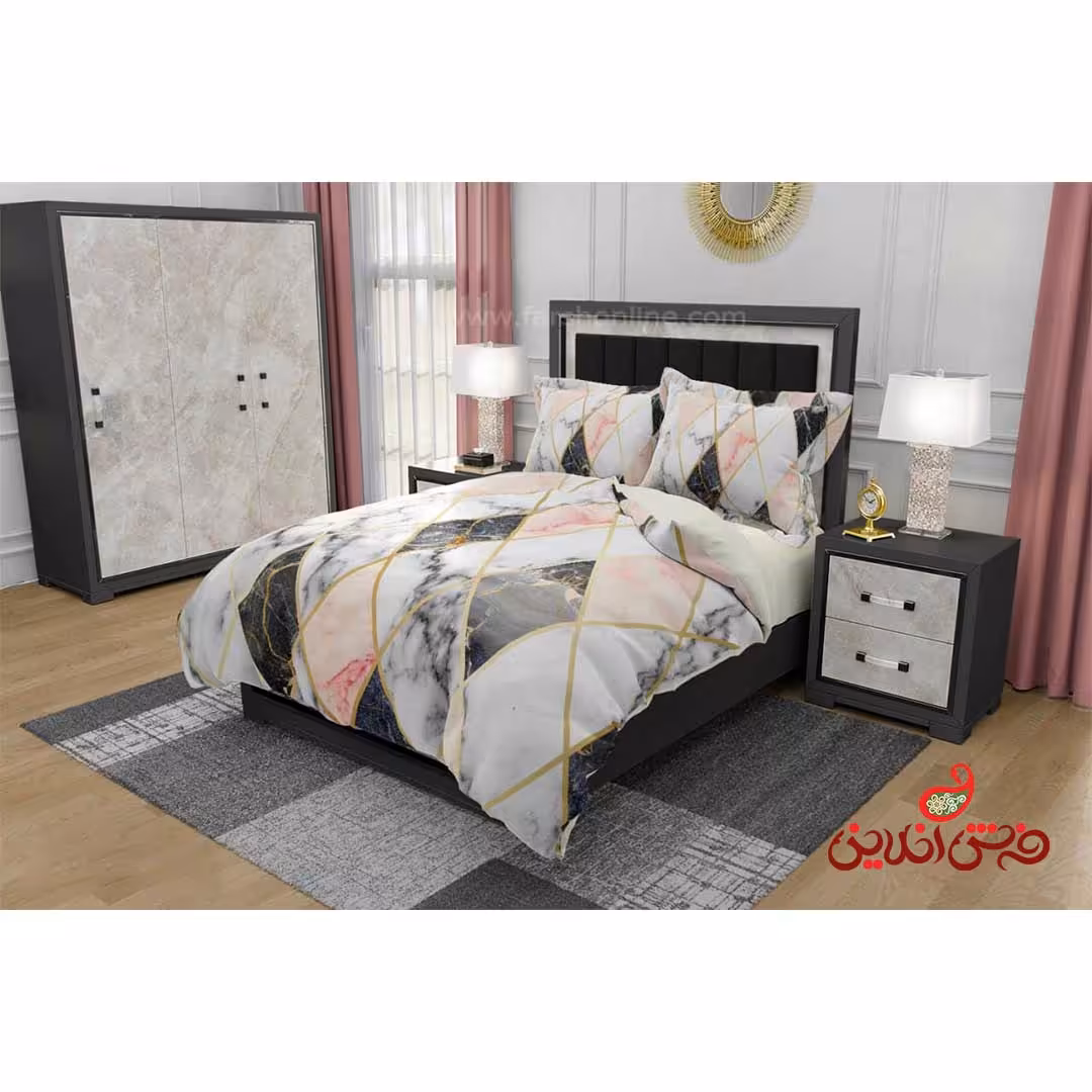 روتختی سه بعدی  طرح سنگی  کد 3209