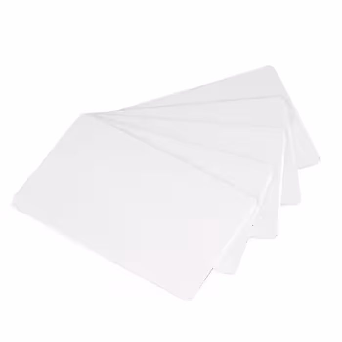کارت PVC ساده 760 میکرون رنگ سفید فارگو بسته 500 عددی