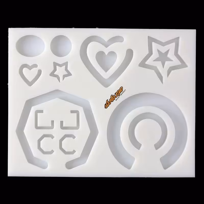 قالب سیلیکونی گوشواره حلقه ای سلنا