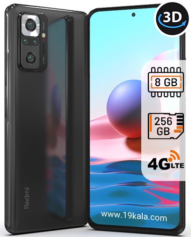 گوشی شیائومی Redmi Note 10 Pro ظرفیت 256 رم 8 گیگابایت
