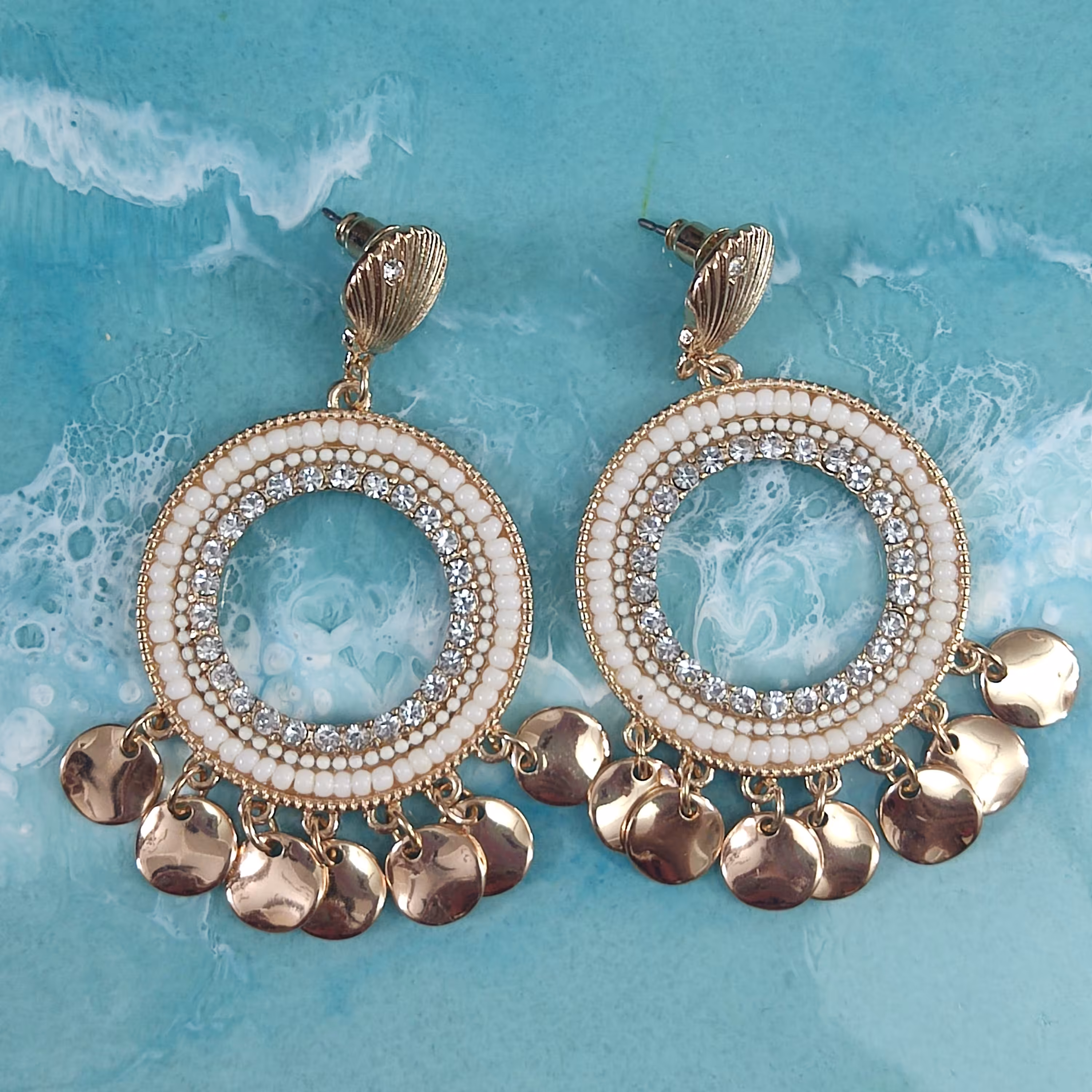 گوشواره صدفی