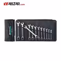 ست آچار یکسر تخت یکسر رینگ جغجغه ای 12 عددی اشتایویل مدل mm819