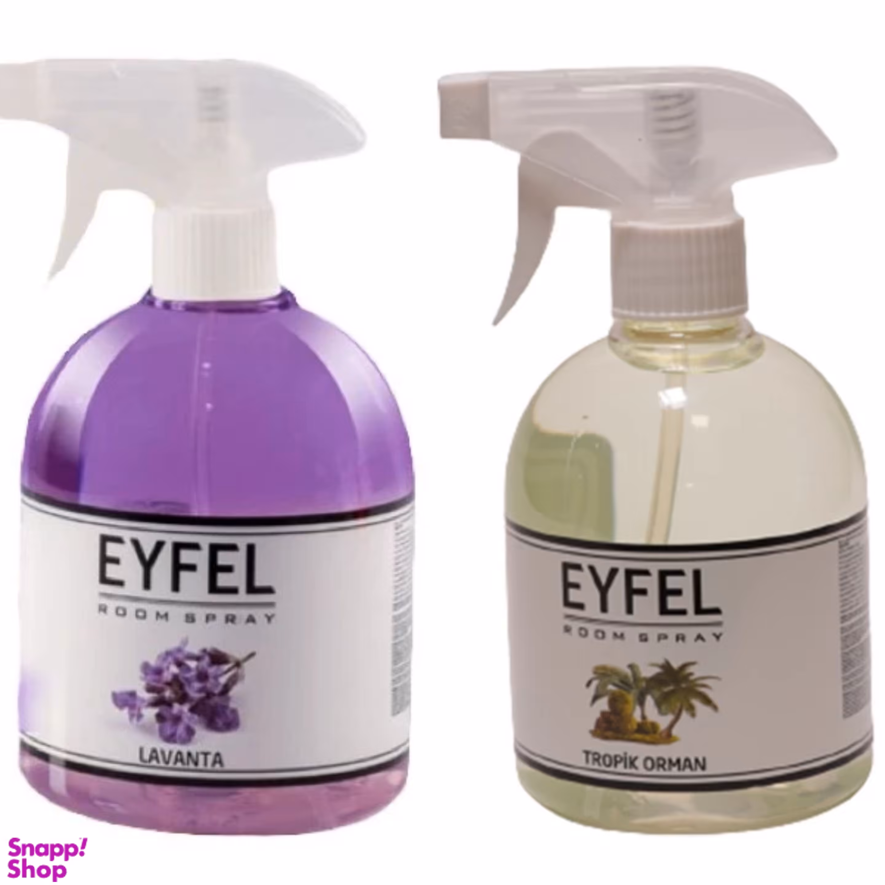 اسپری خوشبوکننده هوا ایفل مدل اسطوخودوس و جنگل حجم 500 میلی لیتر بسته 2 عددی