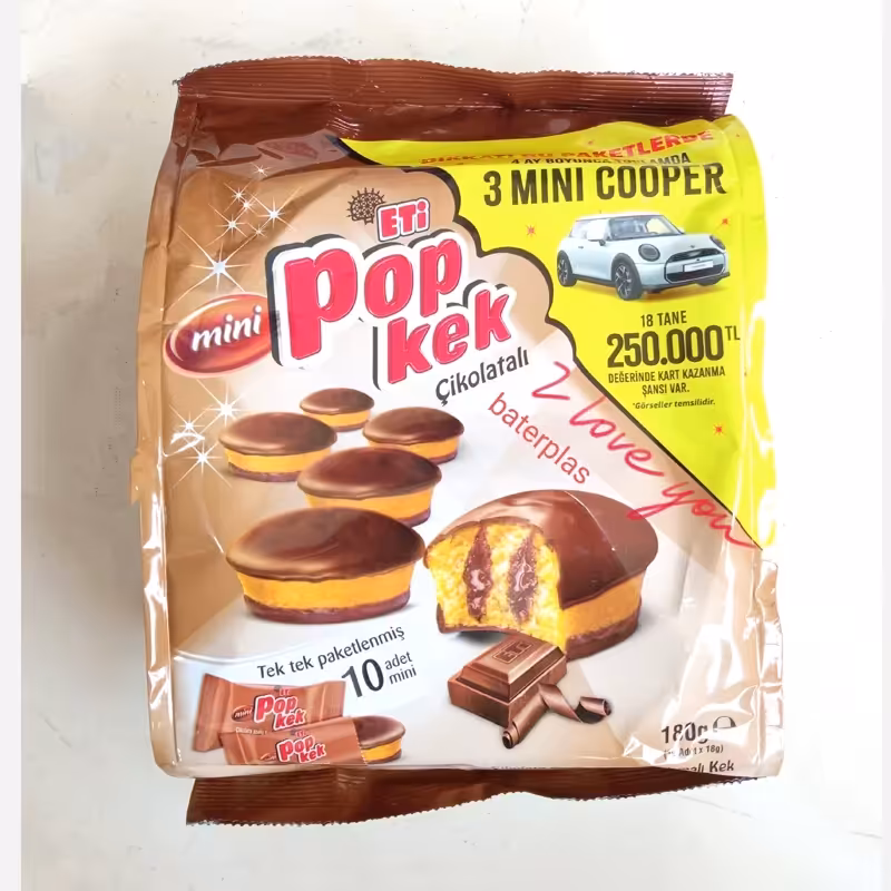 مینی پاپ کیک شکلاتی 10 عددی اتی Eti | amazonchi