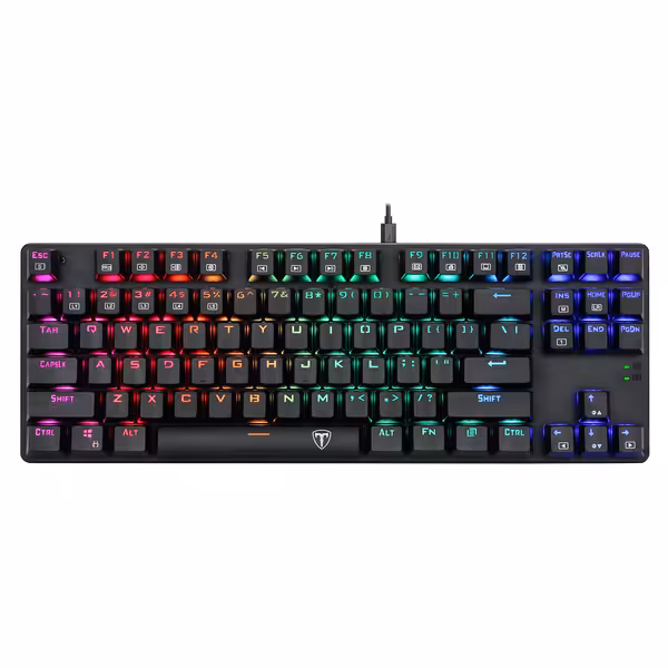 کیبورد گیمینگ تی-دگر مدل Bora T-TGK 315 (سوئیچ آبی) - پردیس پازار