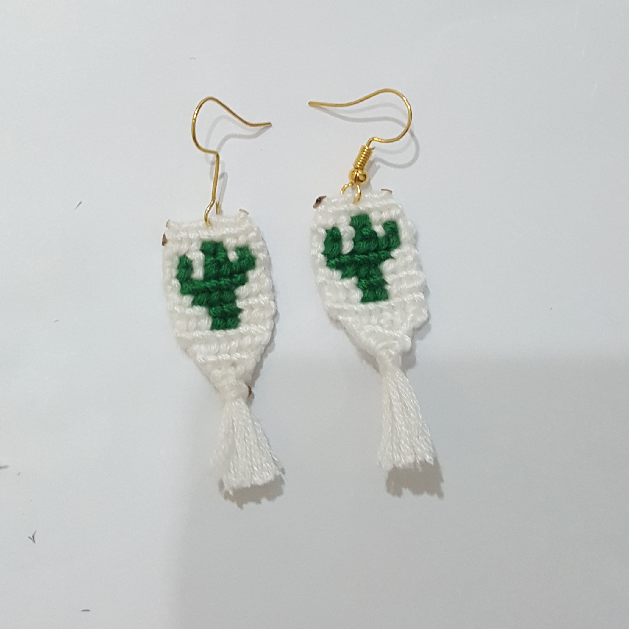 گوشواره طرح کاکتوس