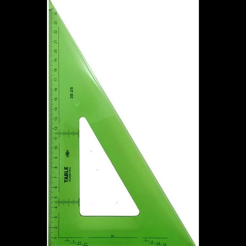 گونیا 25 سانت تک(30*45) درجه ی TABLE بسته ی 24 عددی