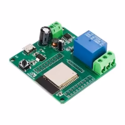 ماژول رله IOT تک کاناله با قابلیت کنترل از طریق شبکه WIFI مبتنی بر ESP-32