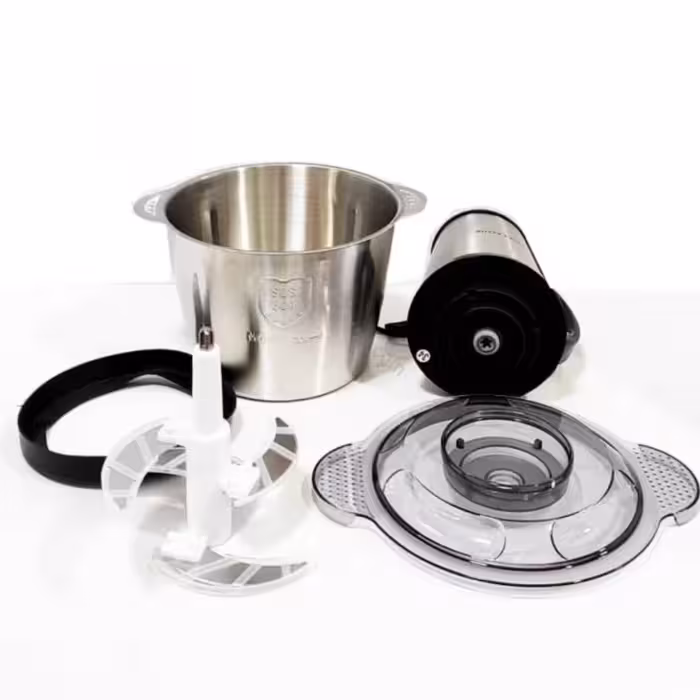 خورد کن 3 لیتر بوش بدنه استیل..کیفیت عالی تیغه ها فلزی استیل ضد زنگ شفت فلزی ..650 وات