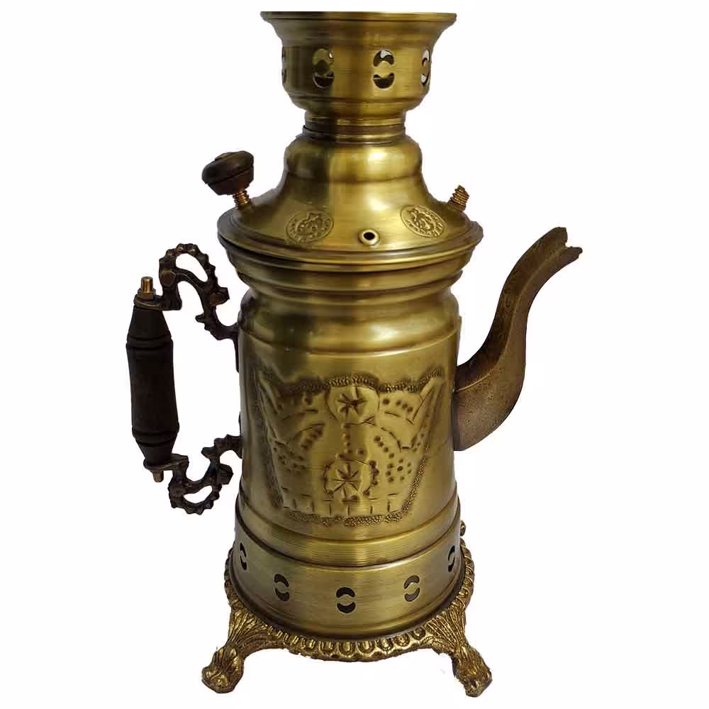 سماور زغالی ظرفیت حدود 2 لیتر