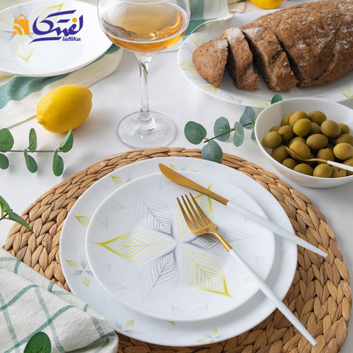 سرویس شاینر سبز پارس اپال 6 نفره 28 پارچه کد 316