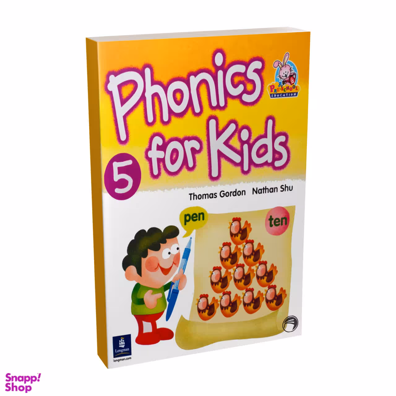 کتاب phonics for kids 5 اثر Nathan Shu انتشارات Pearson longman
