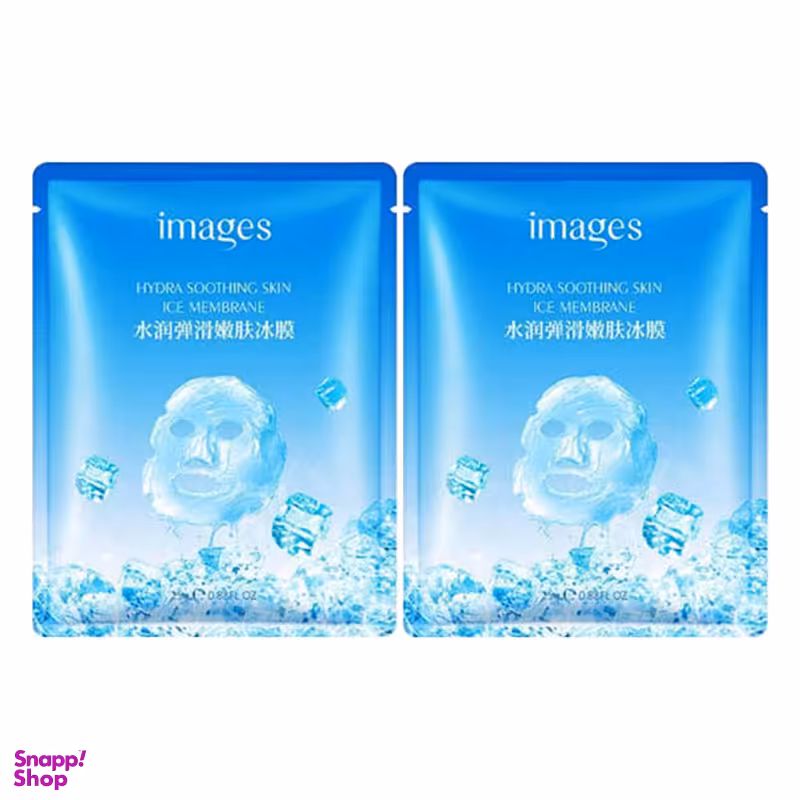 ماسک صورت ایمجز مدل یخ وزن 25 گرم مجموعه 2 عددی