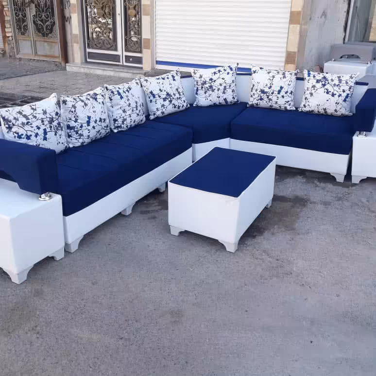 مبل راحتی نیلا مدل ال دوبل 