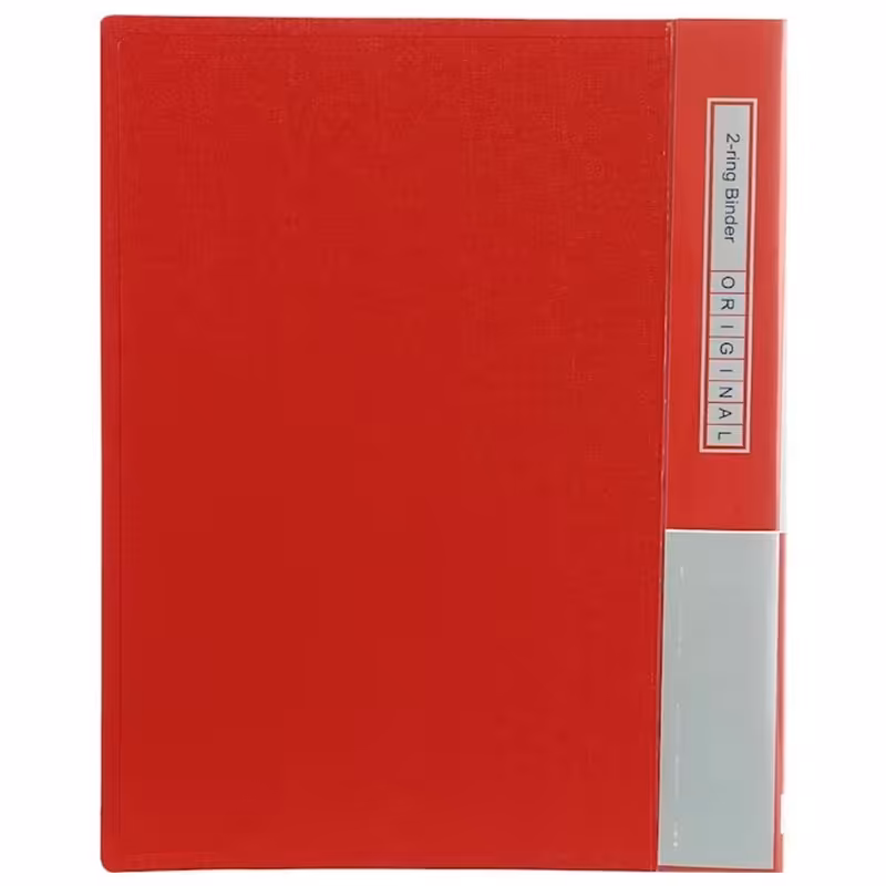 خرید کلاسور 2 حلقه طلقی سایز A4
