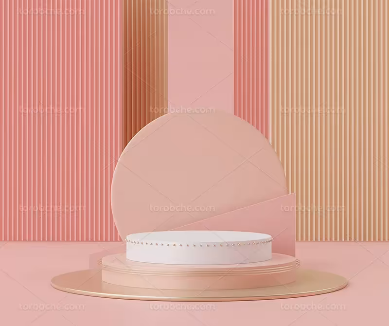 بک دراپ عکاسی محصولات صورتی | گرافیک با طعم تربچه