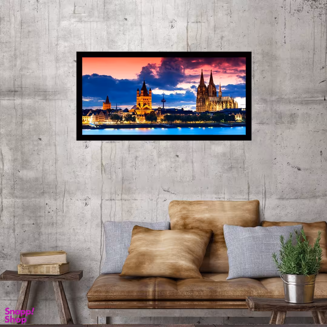 تابلو بکلیت طرح منظره شهر کلن آلمان مدل B-S2946