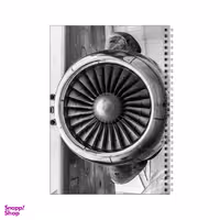 دفتر مشق 100 برگ بامبیلیپ طرح هواپیمای ملخی کد 7707568