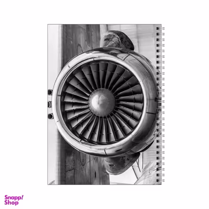 دفتر مشق 100 برگ بامبیلیپ طرح هواپیمای ملخی کد 7707568