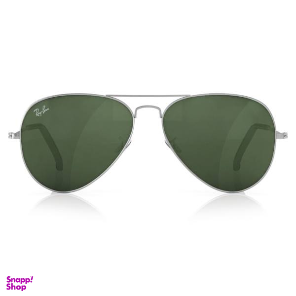 عینک آفتابی خلبانی مدل Aviator Large Metal Grey سایز 55 میلی متر