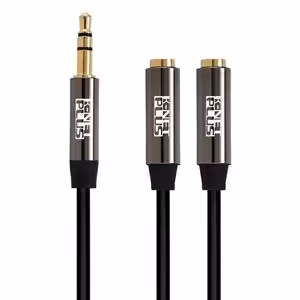 کابل اسپیلیتر صدا کی نت پلاس Knet Plus AUDIO Y Spilitter 3.5mm Cable