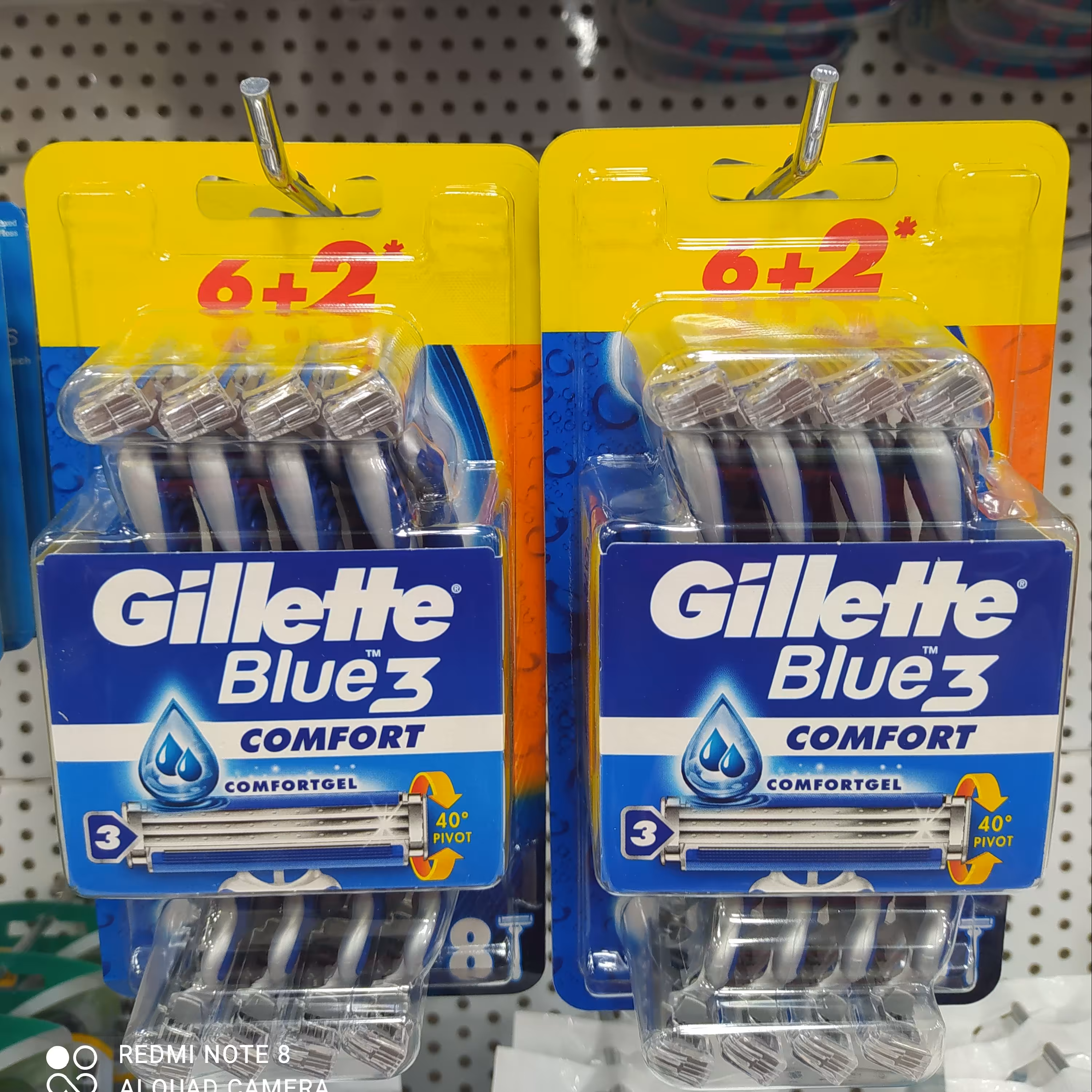 ژیلت بلوتری blue3 بسته 8 عددی