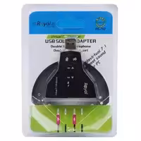 کارت صدا USB دو کاناله رویال مدل RS-702