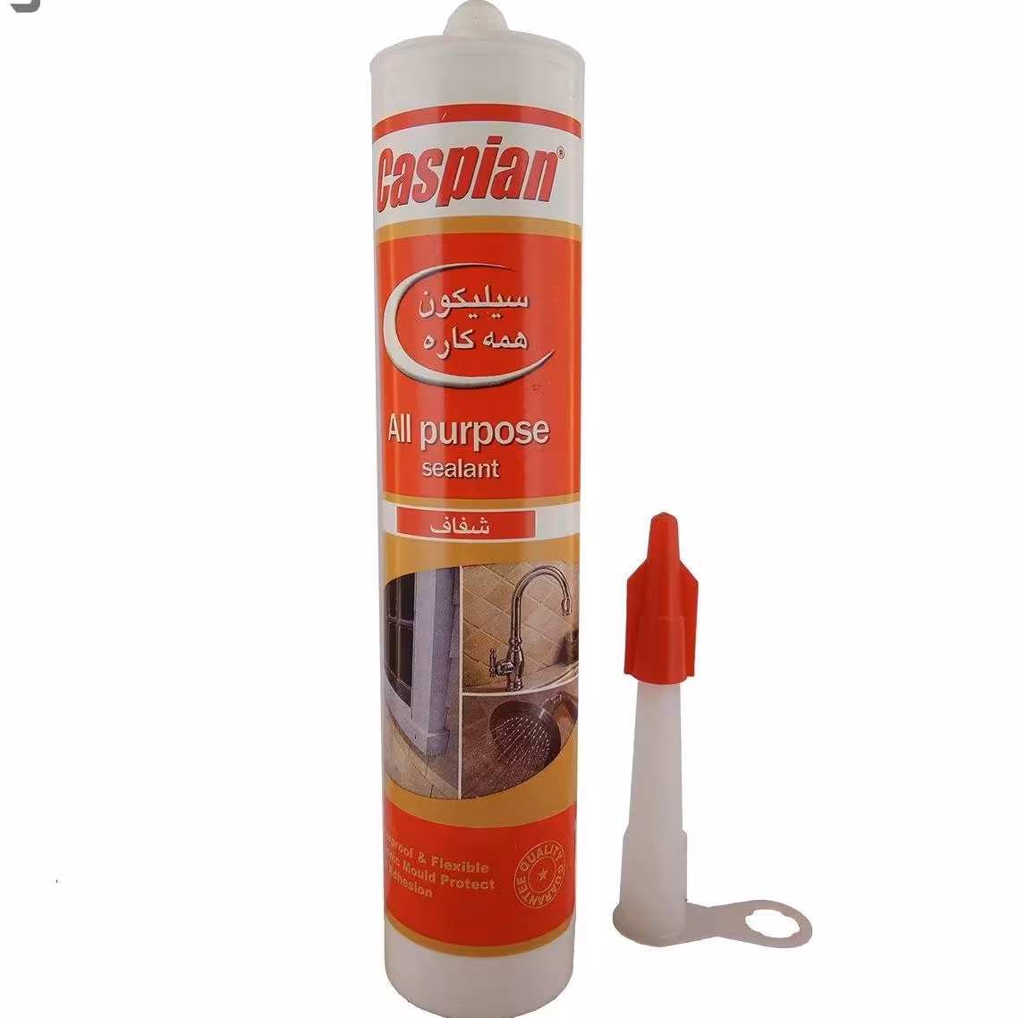 چسب آکواریوم کاسپین رنگ شفاف