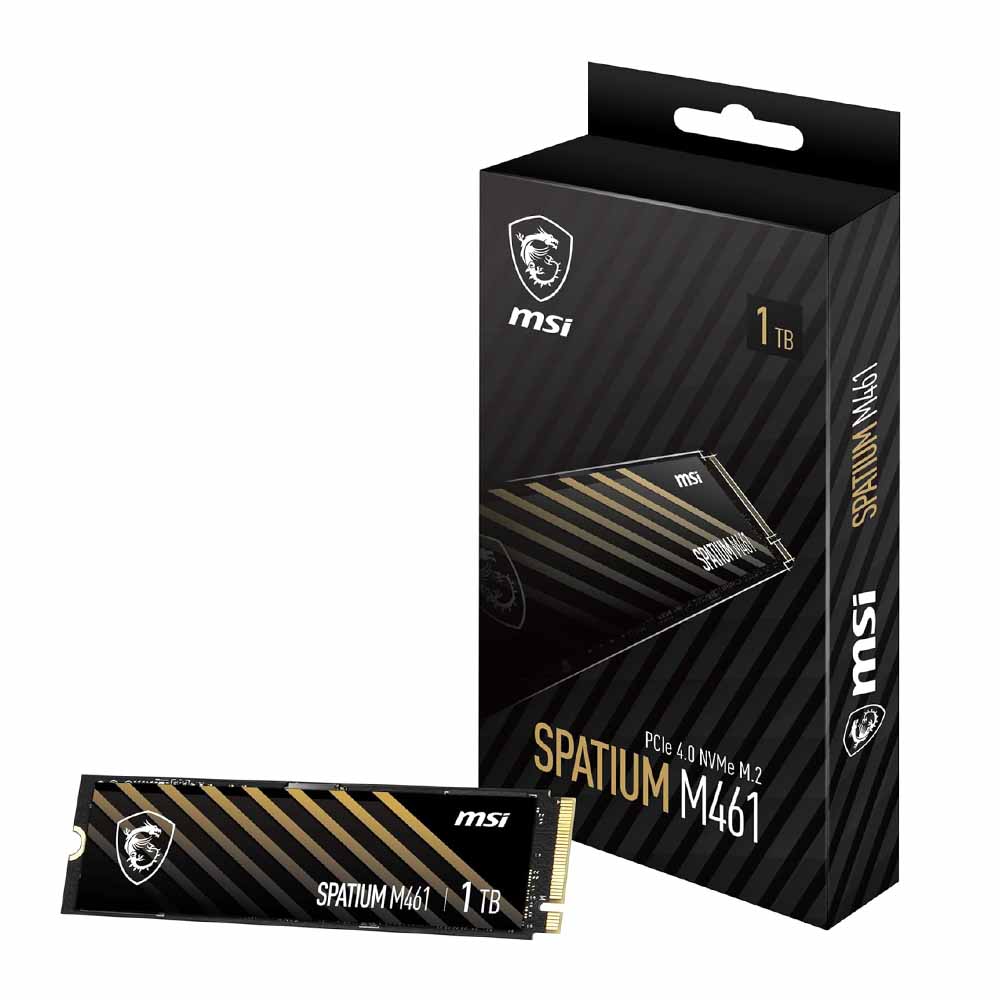 حافظه SSD اینترنال ام اس آی مدل SPATIUM M461 PCIe 4.0 NVMe M.2 ظرفیت 1 ترابایت