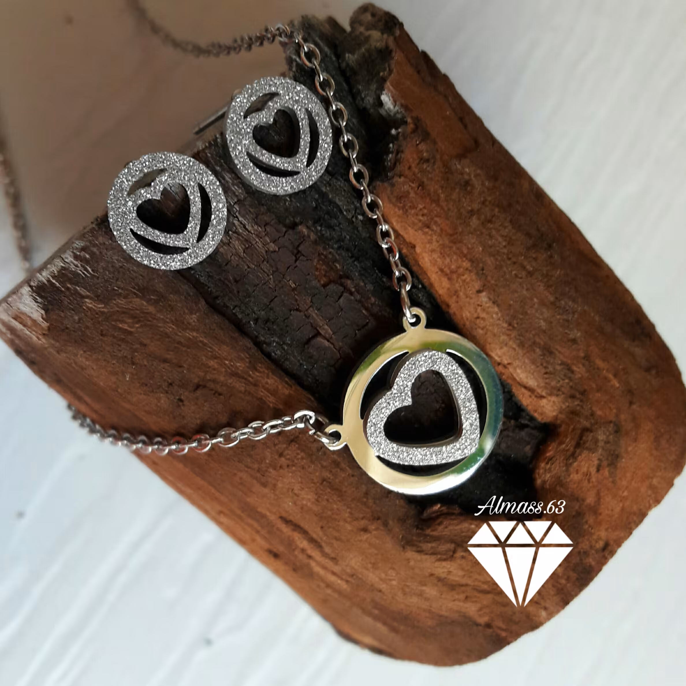 نیم ست شاین دایره و قلب