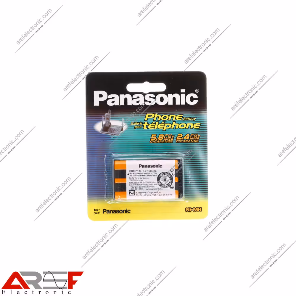 باتری تلفنی مدل P104 پاناسونیک - فروشگاه عارف الکترونیک