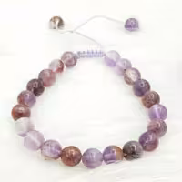 دستبند سنگ کاکوکسنیت طبیعی    سایز 8    کد 252   