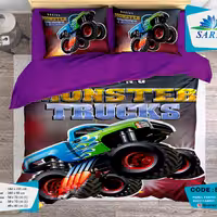 ست لحاف یکنفره پارچه میکروچاپ دیجیتال سارای