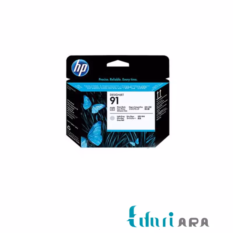 هد پلاتر اچ پی مدل 91 فوتو مشکی و خاکستری روشن