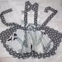 پیشبند آشپزخانه ضد آب فانتزی دو دامنه 