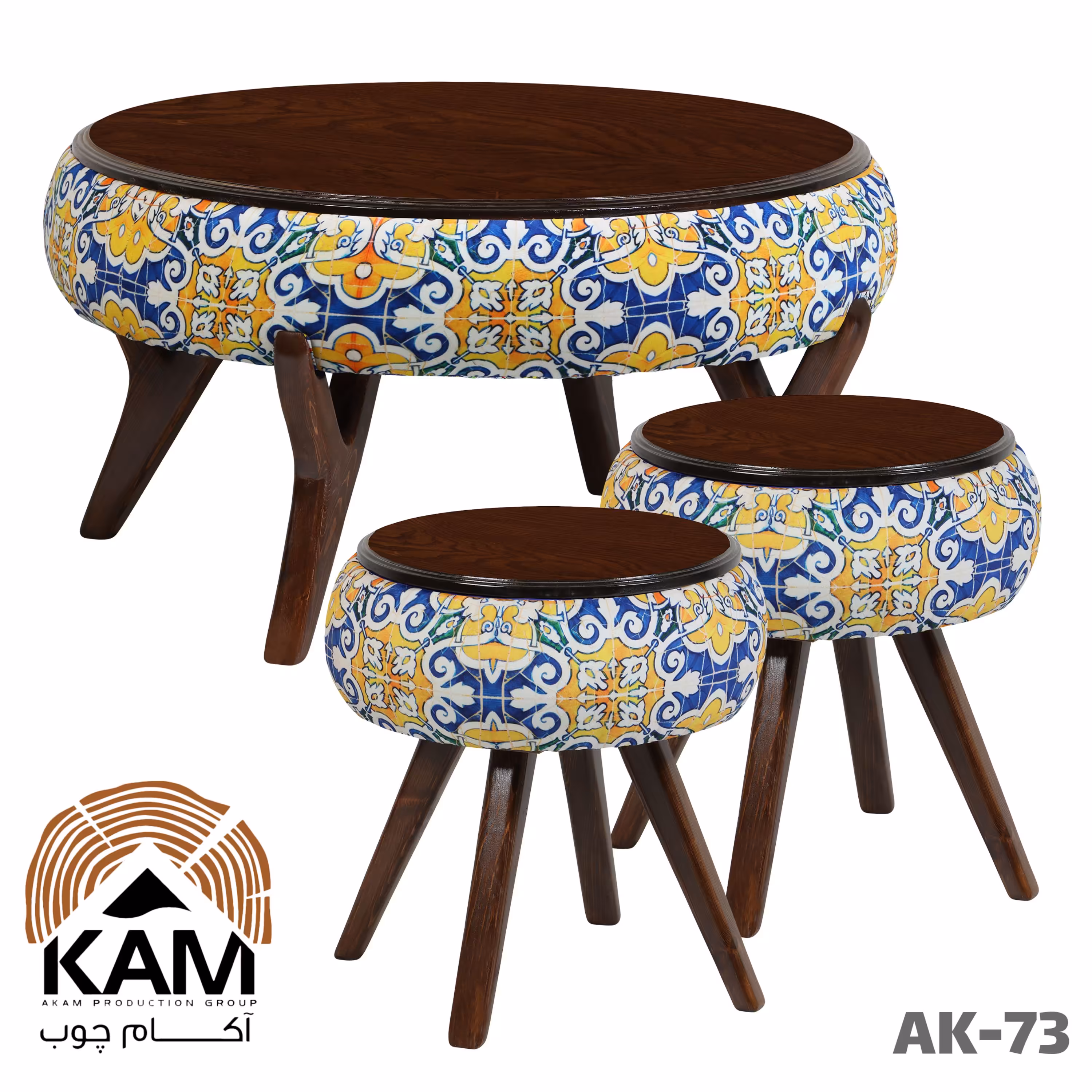 ست جلومبلی و عسلی آکام چوب مدل AK-73