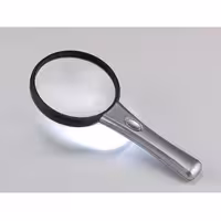 ذره بین بزرگ چراغ دار سایز 90 میلی متر مدل MG2B-4