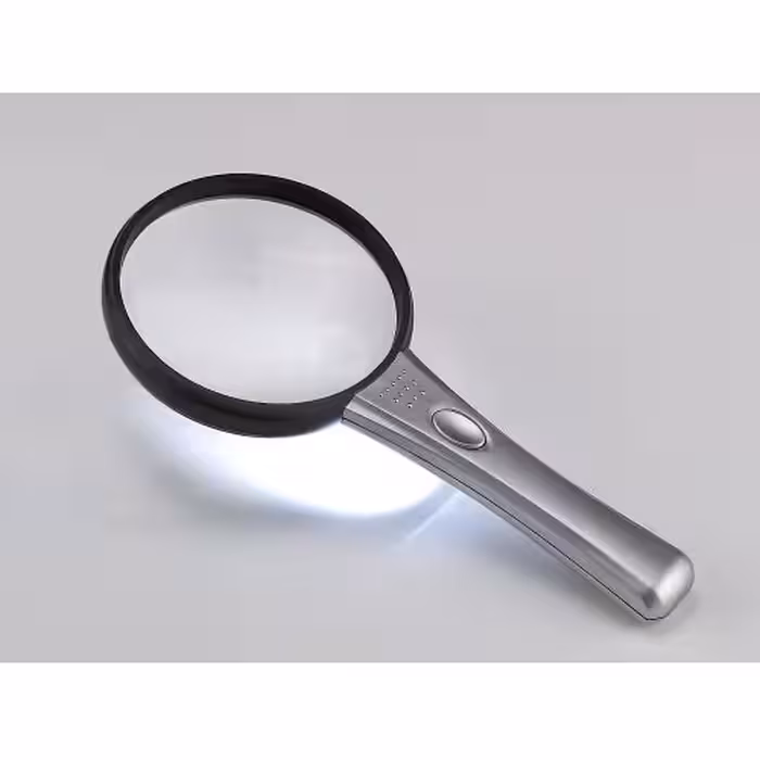 ذره بین بزرگ چراغ دار سایز 90 میلی متر مدل MG2B-4