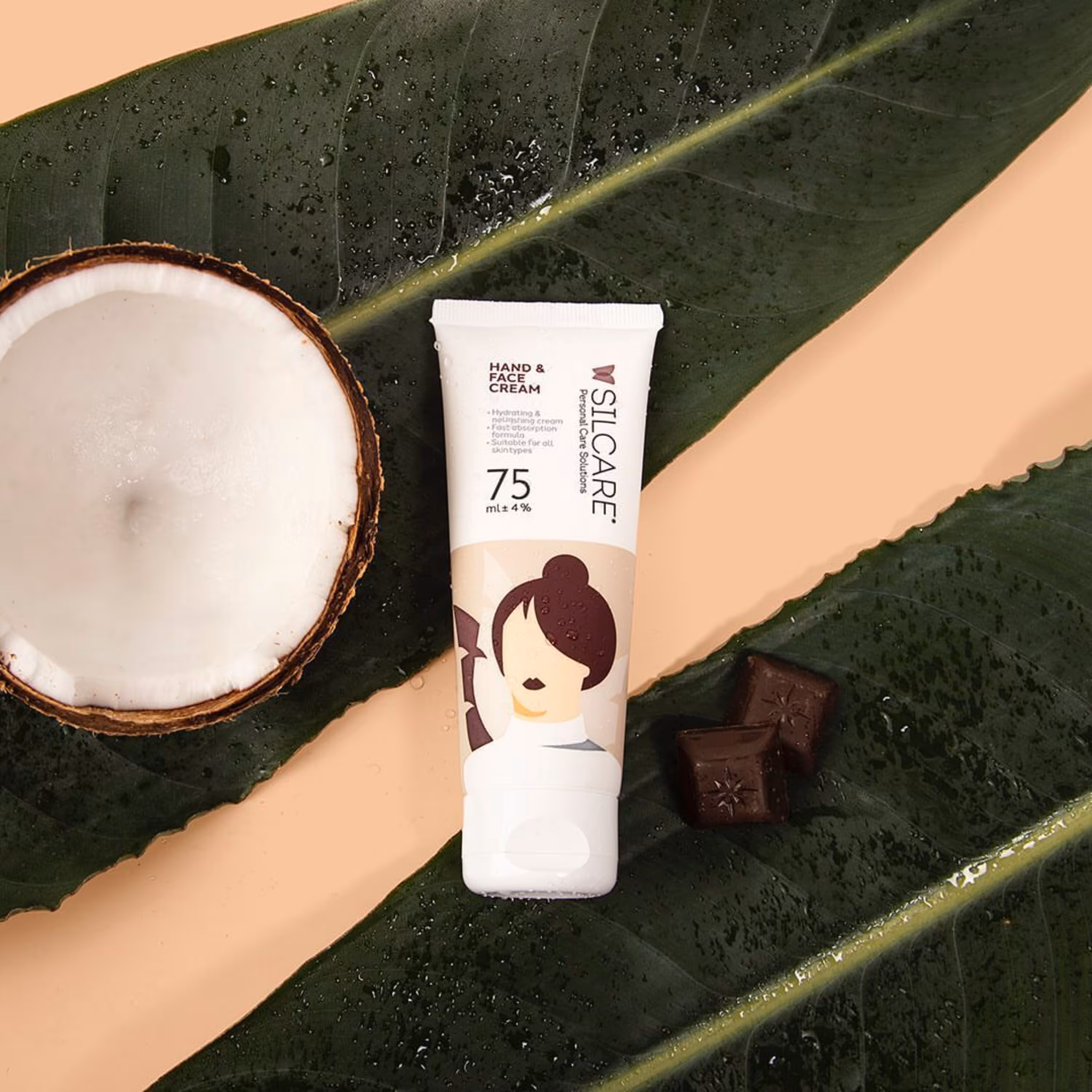 کرم مرطوب کننده و آبرسان شکلات نارگیل