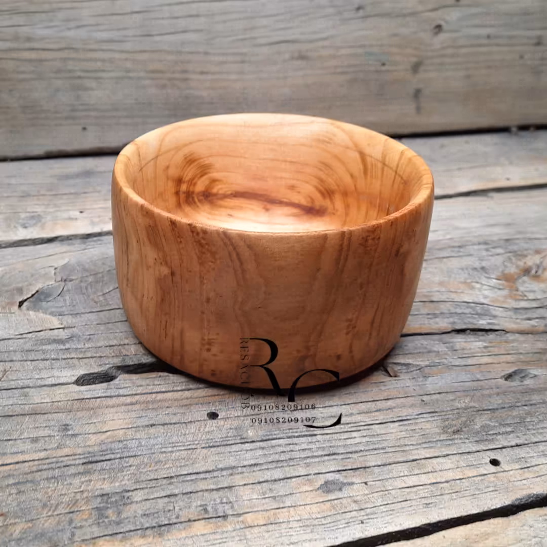 کاسه چوبی خراطی کد C1236