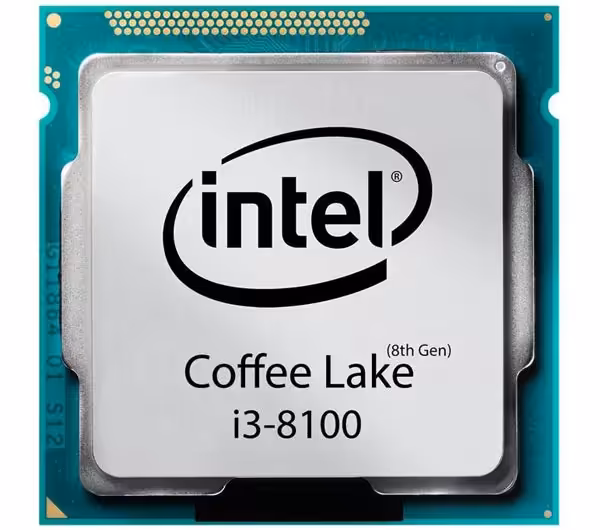 پردازنده مرکزی اینتل سری Coffee Lake مدل Core i3-8100 بدون جعبه
