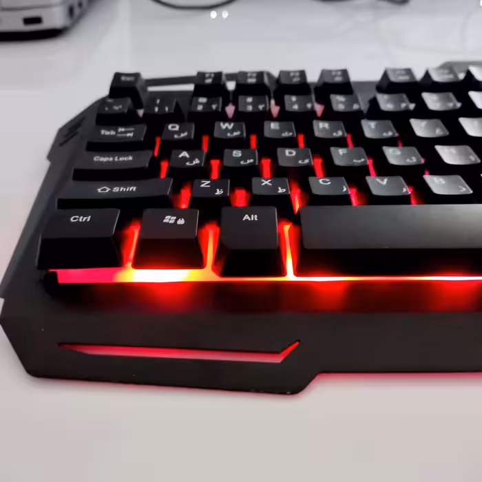 کیبورد گیمینگ باسیم ایلون GK103 پس زمینه بک لایت -کد 12759