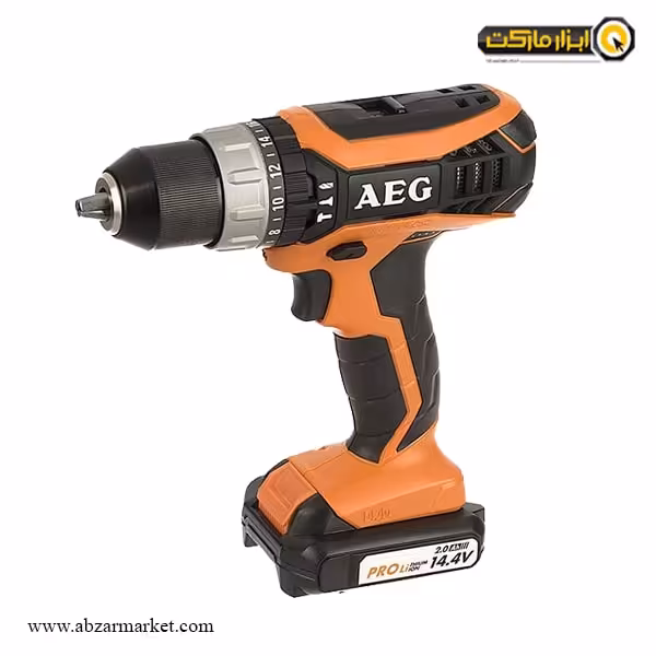 دریل شارژی چکشی AEG لیتیوم 14.4 ولت مدل BSB14G3LI-202C