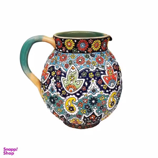 پارچ میناکاری طرح لعاب برجسته کد 1115