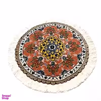 قالیچه دستباف نایین (Naein) مدل سارا زمینه آجری