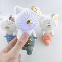 
مینی فن گوش دار موتور سوار شارژی کد HD6609