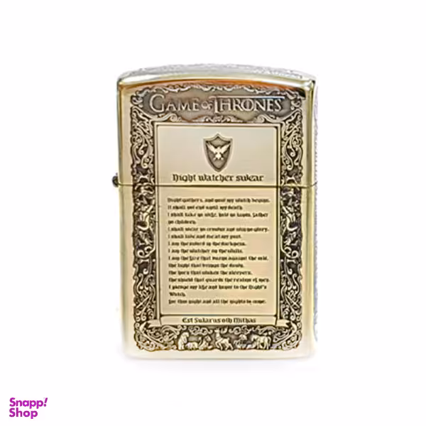 فندک زورو مدل Game Of Throns کد SN-LIZO-2101-102