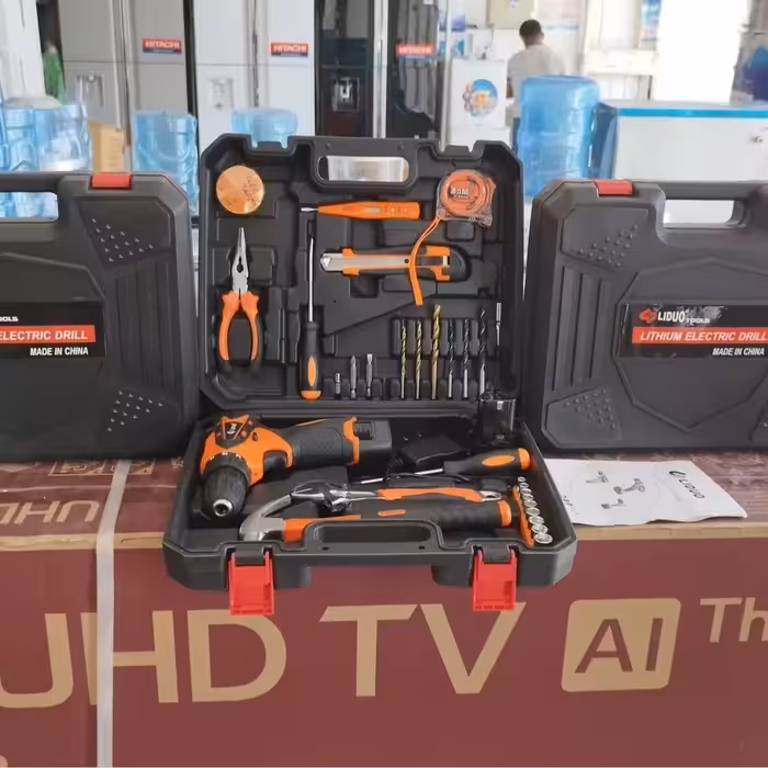 سرویس حرفه ای دریل شارژی لیدو 32 تکه